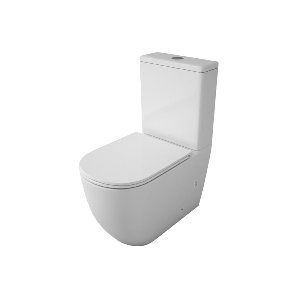 Изображение товара Напольный унитаз Maretti Elena безободковый с микролифтом белый EA10NBM93-844