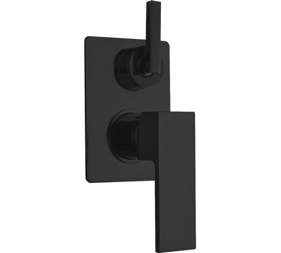 Изображение товара Смеситель встраиваемый для ванны и душа Grazia, черный матовый, покрытие PVD 50729