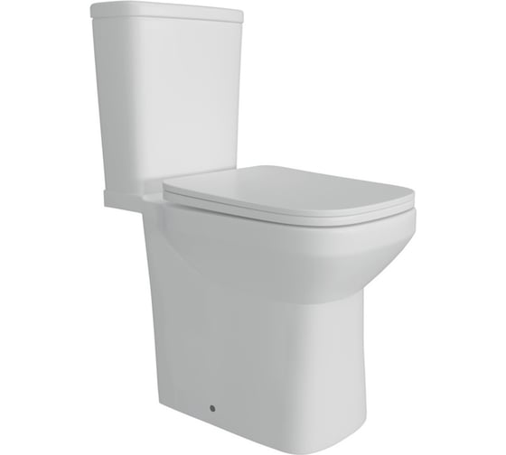 Изображение товара Унитаз напольный Maretti Katrina безободковый, с микролифтом, белый KA10NBM71-844