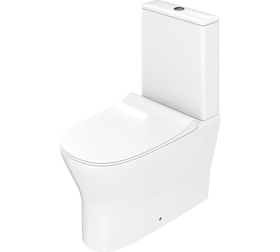 Изображение товара Унитаз напольный Maretti Elio безободковый, с микролифтом, белый EL10NBM35-844