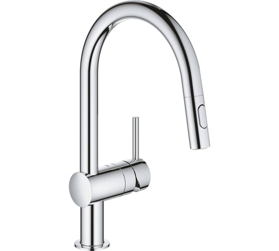 Изображение товара Смеситель для мойки Grohe Minta однорычажный, с выдвижным изливом 32321002