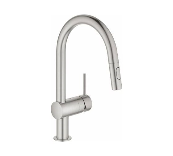 Изображение товара Смеситель для мойки Grohe Minta однорычажный, с выдвижным изливом 32321DC2