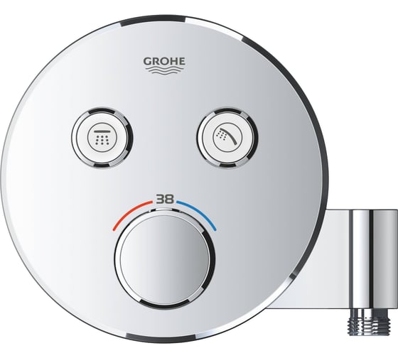 Изображение товара Термостат с держателем для ручного душа Grohe Grohtherm SmartControl комплект верхней монтажной части 29120000