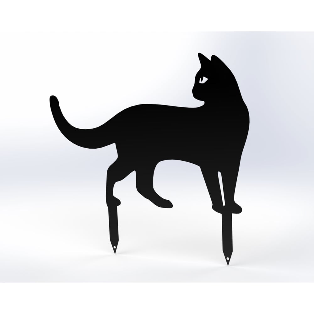 Изображение товара Металлическая фигурка Котик для сада от Металекс