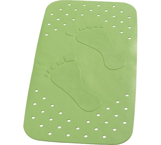 Изображение товара Противоскользящий коврик RIDDER Plattfuss зеленый, 38x72 67075