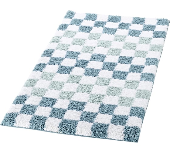 Изображение товара Коврик для ванной комнаты RIDDER Grand Prix синий/голубой, 55x85 716333