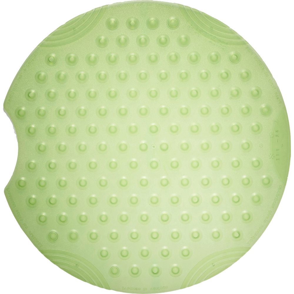 фото Противоскользящий коврик ridder tecno ice зеленый, диаметр 55 см 68805