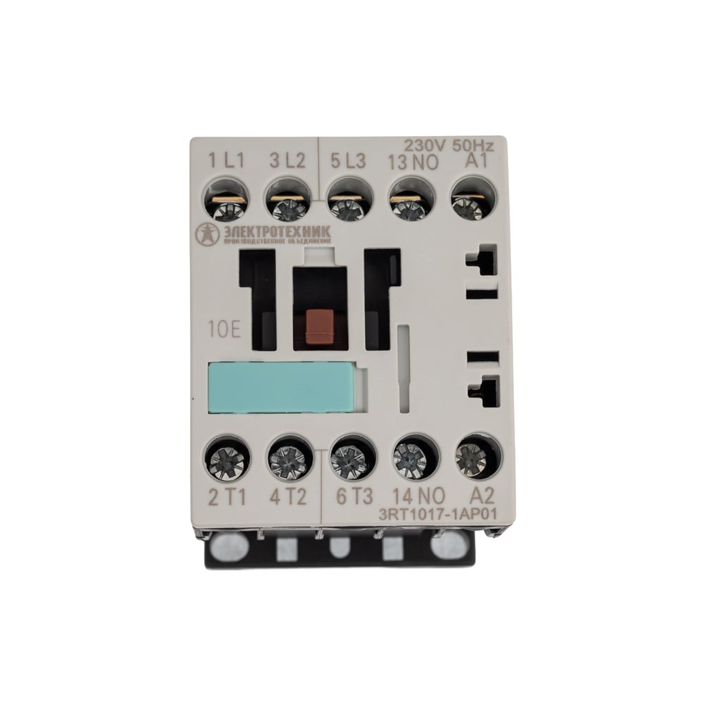 Изображение товара Электромагнитный контактор Электротехник 3RT1017-1AP01 3-полюса 12А 230V AC