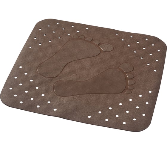 Изображение товара Противоскользящий коврик RIDDER Plattfuss коричневый, 54x54 67268