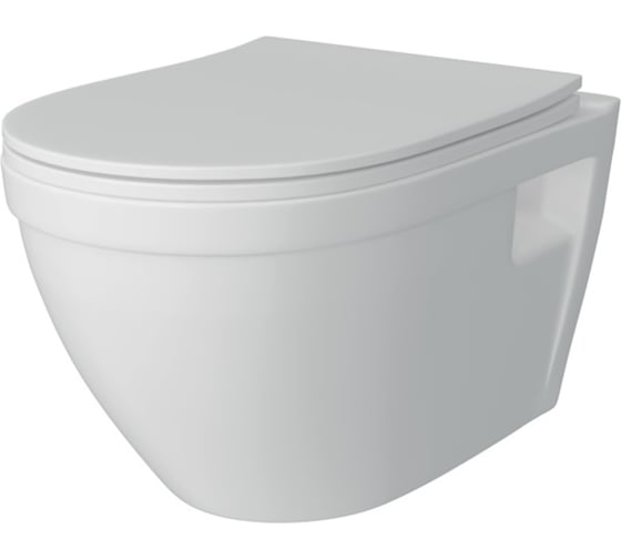 Изображение товара Унитаз подвесной Maretti Vittorio безободковый, с микролифтом, белый VI10PBM82-844