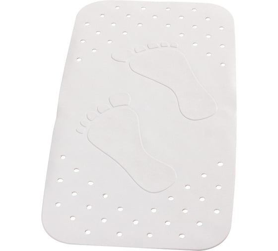 Изображение товара Противоскользящий коврик RIDDER Plattfuss белый, 38x72 67081