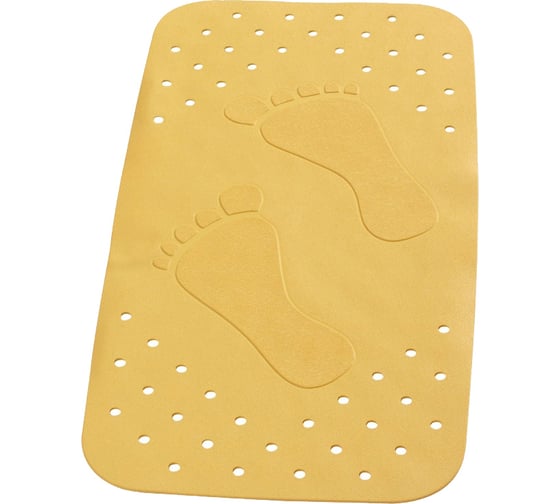 Изображение товара Противоскользящий коврик RIDDER Plattfuss желтый, 38x72 67084