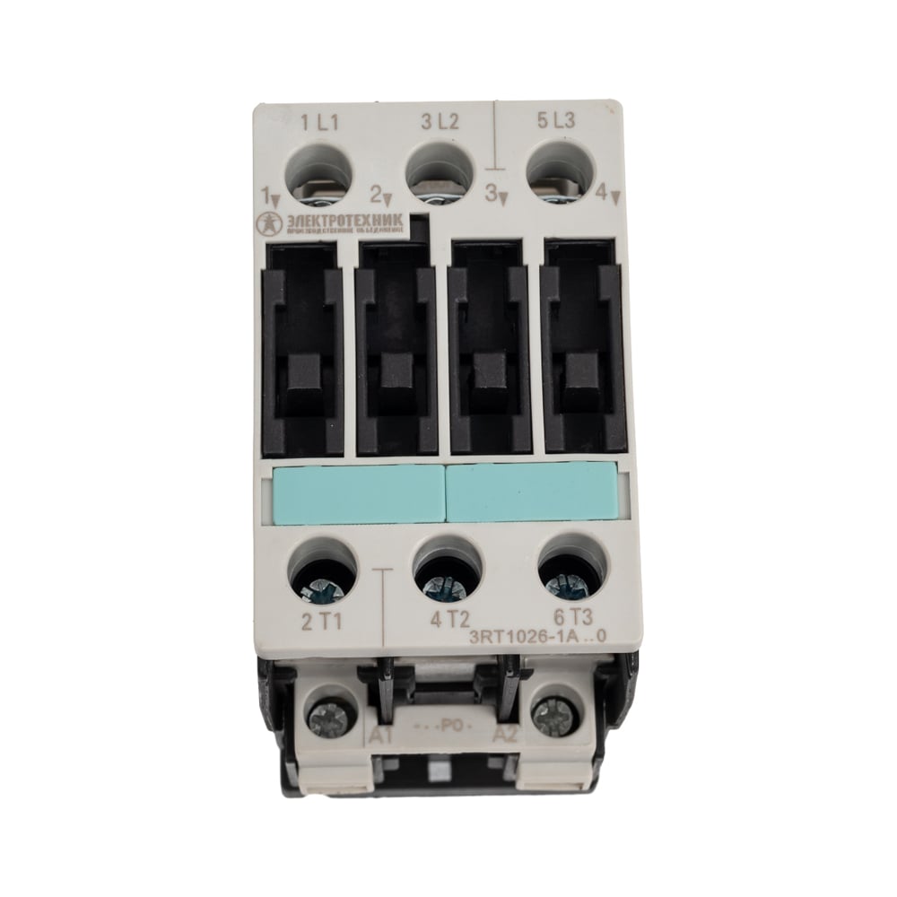 Изображение товара Контактор электромагнитный Электротехник 3RT1026-1AP00 3-полюса 25А 11кВт AC-3