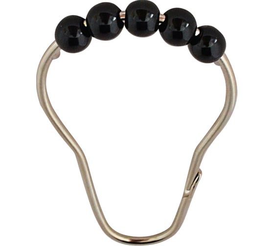 Изображение товара Кольца для штанги RIDDER комплект 12 шт, с чёрными шариками 49560