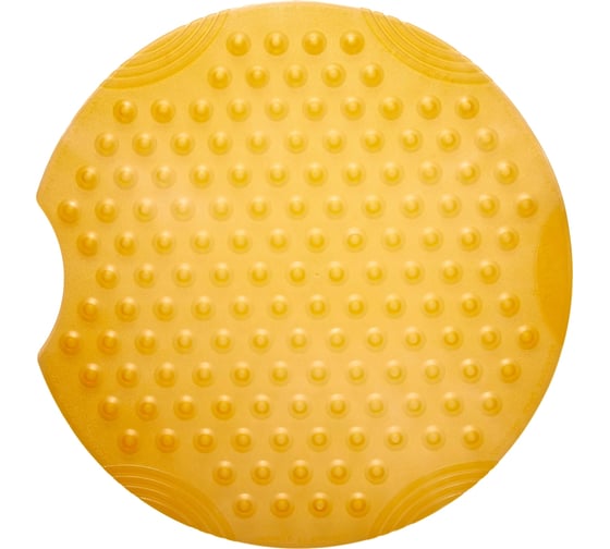 Изображение товара Противоскользящий коврик RIDDER Tecno Ice желтый, диаметр 55 см 68814