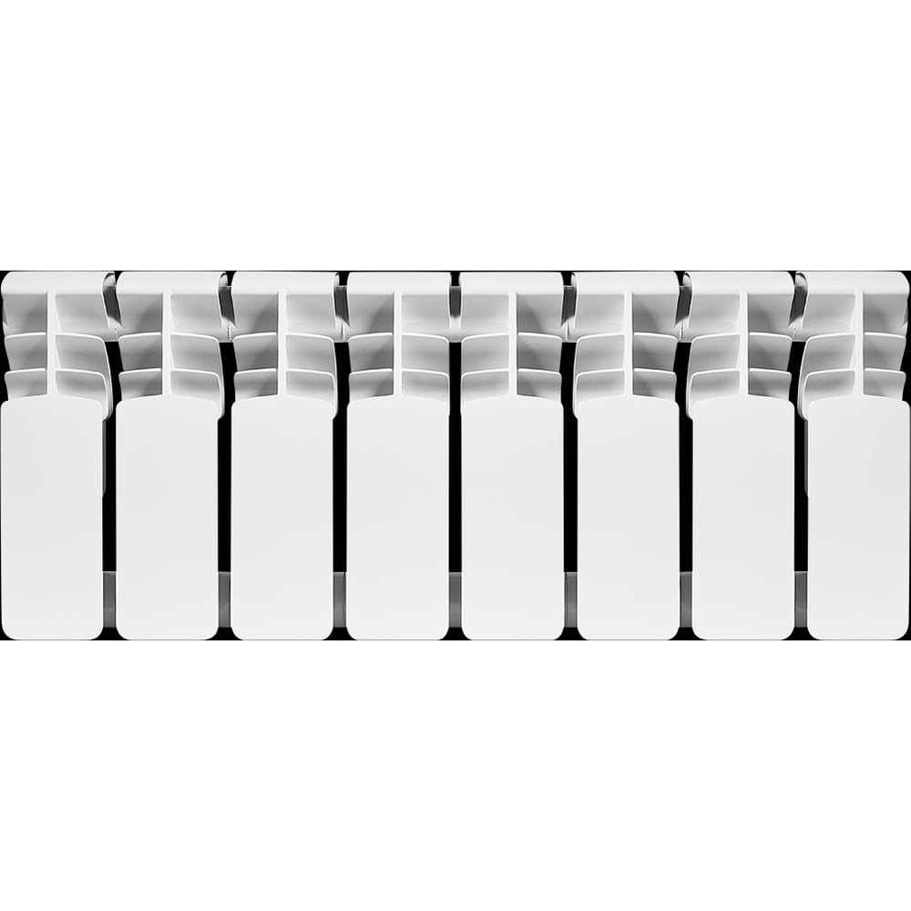 Изображение товара Биметаллический радиатор ROMMER Plus BM 200 8 секций RAL9016 современное отопление