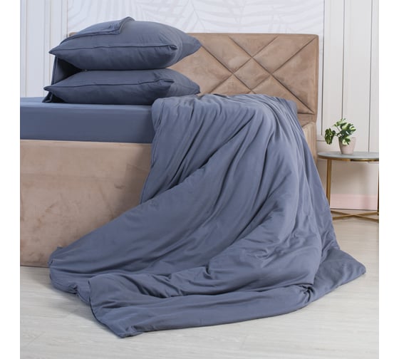 Изображение товара Пододеяльник KUPU-KUPU VIOLETT 140x205, трикотаж, графит KPМ-15графит