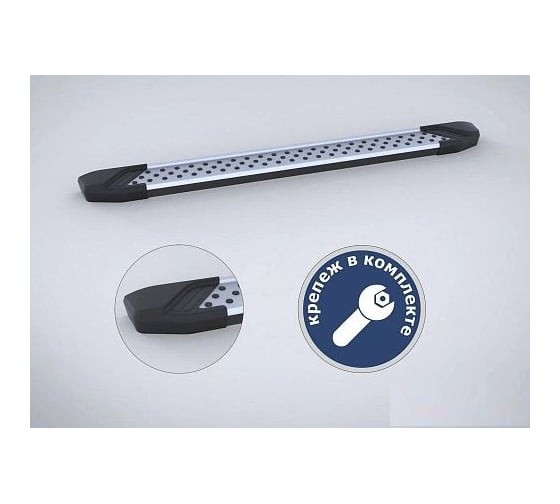 Изображение товара Порог-площадка Rival "BMW-Style" D193AL + комплект крепежа, Volkswagen Touareg D193AL.5809.1