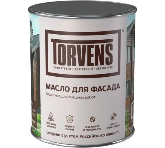 Изображение товара Масло для фасада Torvens Орех, 1 л 00-00009286