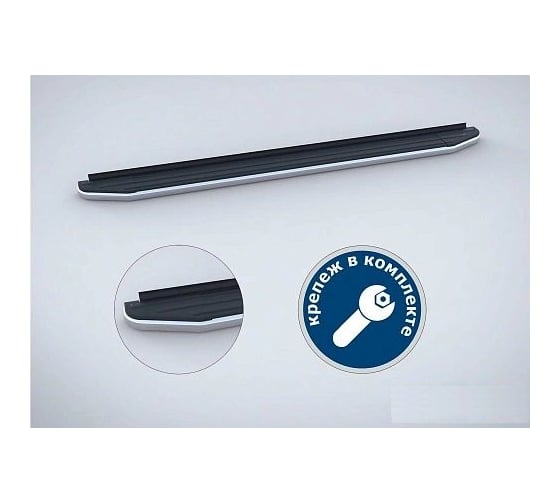 Изображение товара Порог-площадка Rival "Premium" A193ALP + комплект крепежа, Volkswagen Touareg A193ALP.5809.1