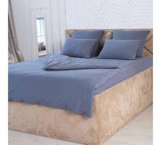 Изображение товара Пододеяльник KUPU-KUPU VIOLETT 172x205, трикотаж, графит KPМ-18графит