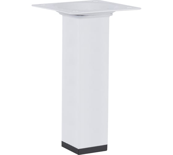 Изображение товара Мебельная опора Госкреп металл, квадрат (штамп) 25x25 мм х 150 мм, белый S21222910_1