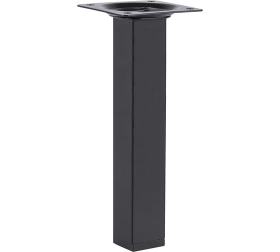 Изображение товара Мебельная опора Госкреп металл, квадрат (штамп) 25x25 мм х 250 мм, черный S21222913_2