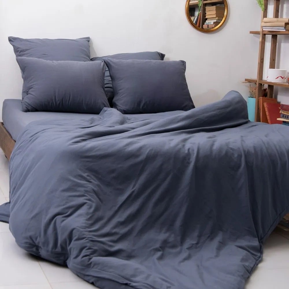 Изображение товара Пододеяльник KUPU-KUPU VIOLETT 220x200 трикотаж графит евро