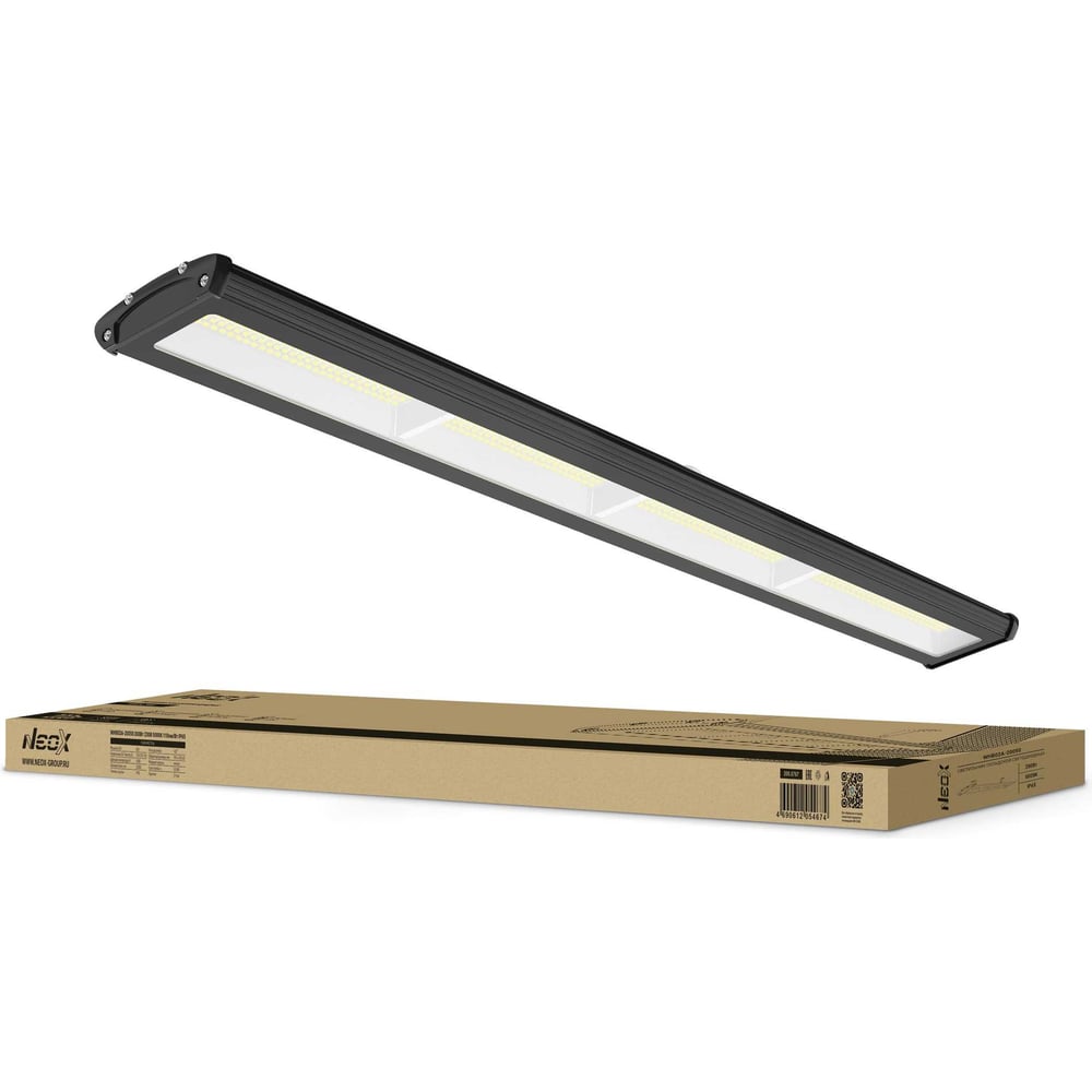 Изображение товара Светильник складской Neox сд WHB02A-20050 200Вт 230В 5000К 22000Лм 110Лм/Вт IP65 без пульсации 4690612054674