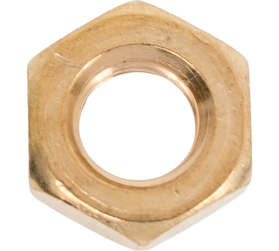 Изображение товара Гайка шестигранная DINFIX DIN 439, Латунь М6 (10 шт) 00-0004766