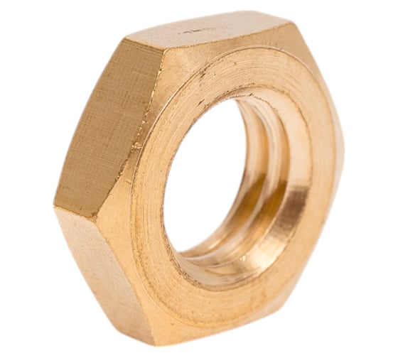 Изображение товара Гайка шестигранная DINFIX DIN 439, Латунь М12 (1 шт) 00-0004778
