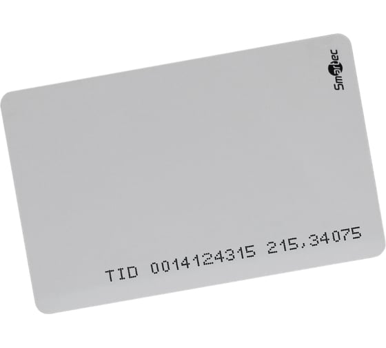 Изображение товара Карта доступа Smartec ST-PC020MF тонкая Mifare 200 шт. 6001603