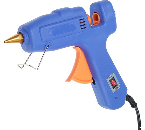 Изображение товара Клеевой пистолет TUNDRA переключатель мощности 60/100 Вт, 220 В, антикапля, 11 мм 1221435