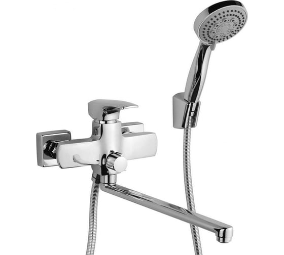 Изображение товара Смеситель для ванны Paini Angel с длинным изливом, с душевым комплектом, хром 16681