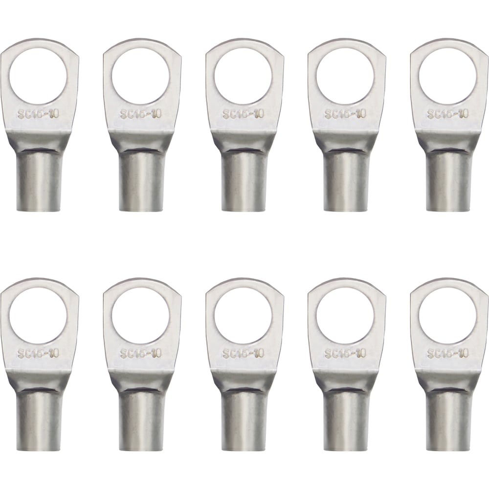 Изображение товара Наконечник кабельный луженый Оберон SC16 10 шт для медь сечения 16 мм²