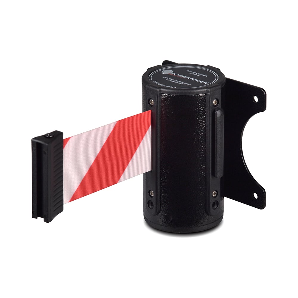 Изображение товара Комплект настенный блок с лентой Rusbarrier KP-NB-36332 BLACK red/white