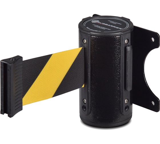 Изображение товара Комплект настенный блок с лентой и фиксатор Rusbarrier KP-NB-36332 BLACK yellow/black