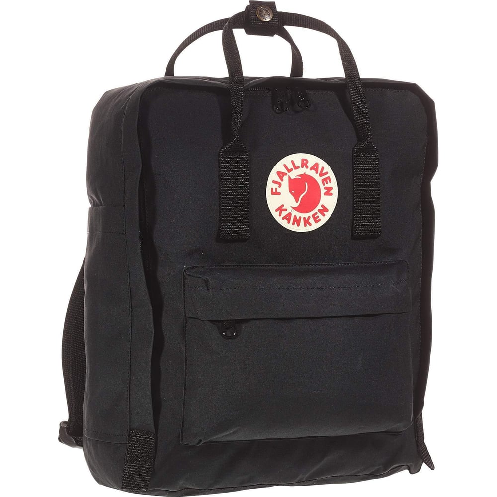 фото Рюкзак fjallraven kanken черный, 27х13х38 см, 16 л f23510-550