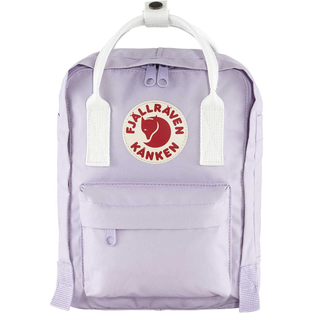 фото Рюкзак fjallraven kanken mini лавандовый/белый, 20х13х29 см, 7 л f23561-457-106