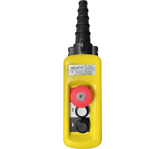 Изображение товара Пульт управления OCALIFT 2 кнопки, 1 скорость, стоп, ключ, IP65 XAC-A2713Y