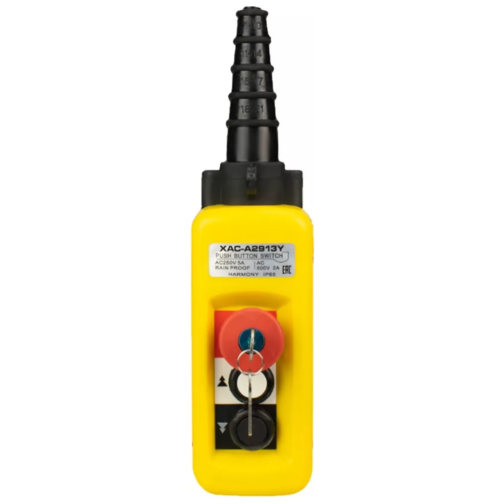 Изображение товара Пульт управления OCALIFT A2913Y 2 кнопки 2 скорости IP55 профессиональный