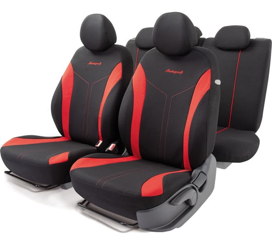 Изображение товара Авточехлы AUTOPROFI FLEX FLX-1102 BK/RD
