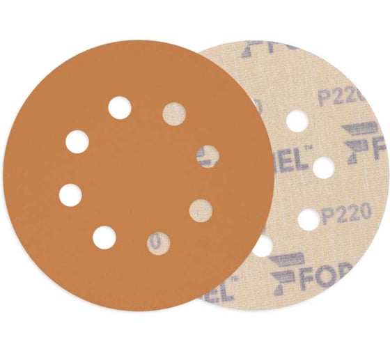 Изображение товара Диск DIAMOND PLUS 125 мм, 8 отверстий, P 220, 100 шт Formel 23551023220