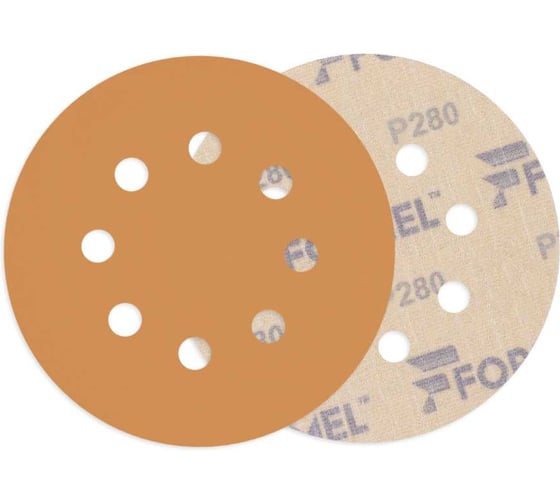 Изображение товара Диск DIAMOND PLUS 125 мм, 8 отверстий, P 280, 100 шт Formel 23551023280