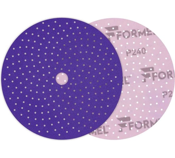 Изображение товара Диск CERAMIC PLUS 150 мм, 50 отверстий, MULTIHOLES Р 240, 50 шт Formel 93812230240