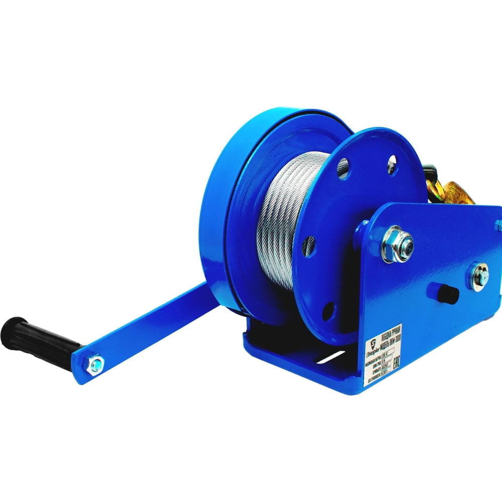 Изображение товара Лебедка ручная Shtapler BHW-3000 г/п 1.2 т, длина троса 10 м