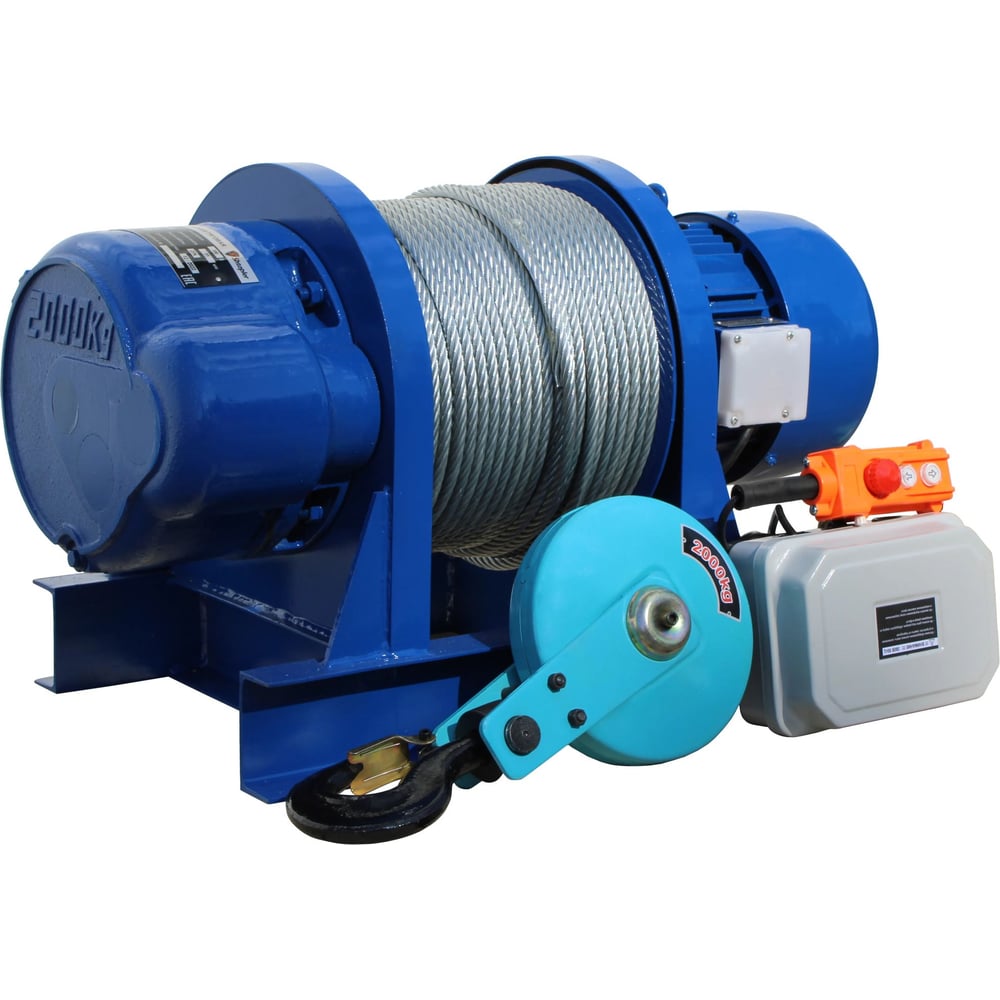 Изображение товара Электрическая стационарная лебедка Shtapler KDJ 2000/1000 кг 70 м 380 В полупрофессиональная