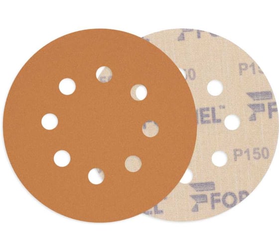 Изображение товара Диск DIAMOND PLUS 125 мм, 8 отверстий, P 150, 100 шт Formel 23551023150