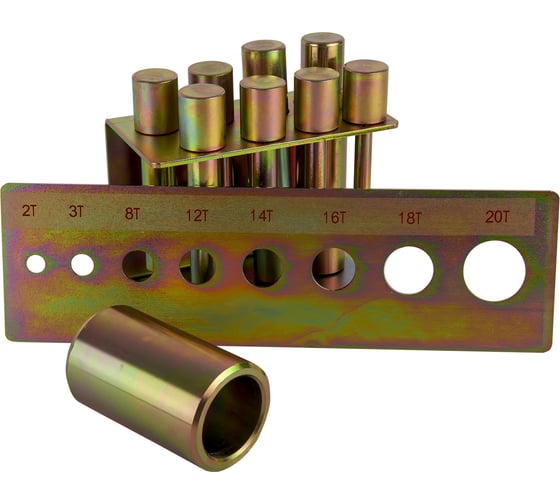 Изображение товара Набор оправок для выпрессовки сайлентблоков 8 шт WIEDERKRAFT WDK-80008