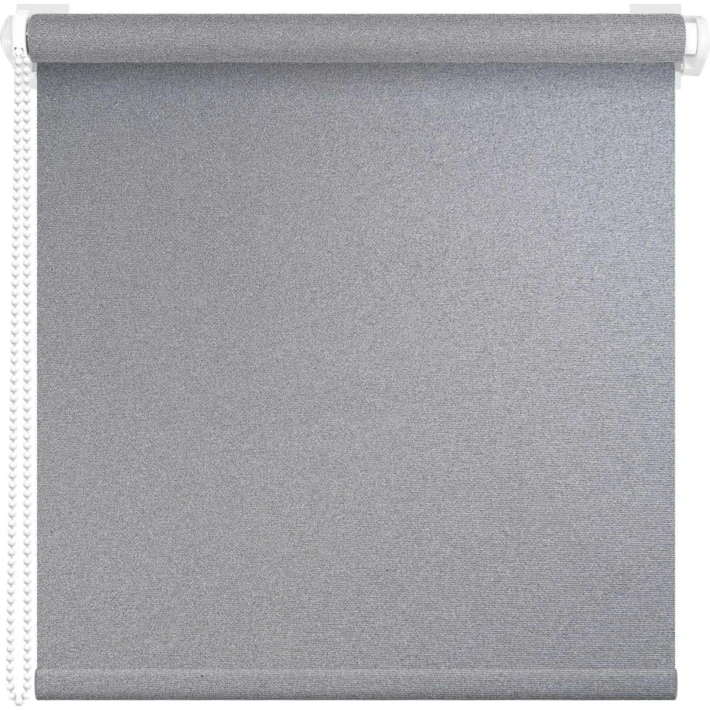 Изображение товара Рулонная штора ООО АС Март Мегаполис Серебристая 67x160 см монтаж без сверления